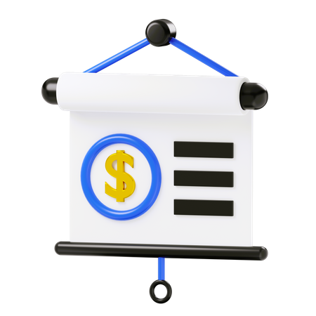Presentation  3D Icon