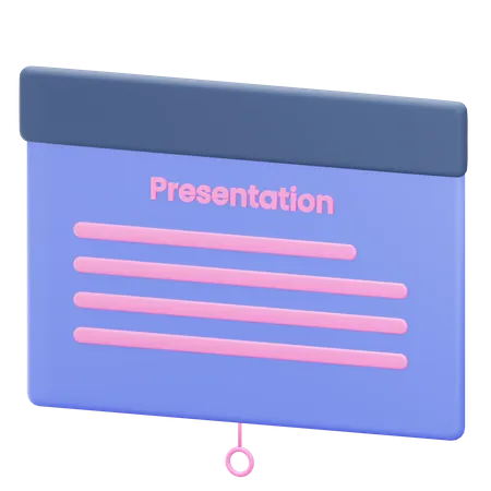 Presentation  3D Illustration