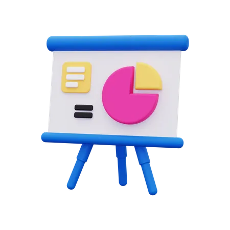 Presentation 3D Icon