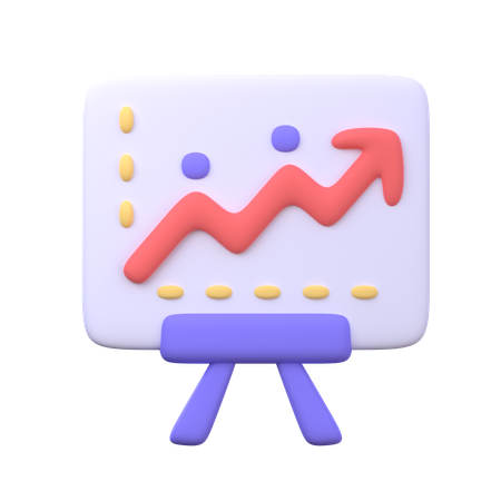 Presentation Board  3D Icon