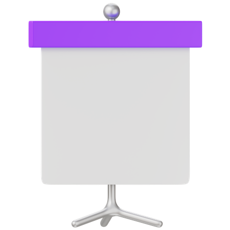 Presentation Board  3D Icon