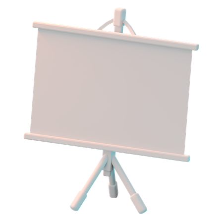 Presentation Board  3D Icon