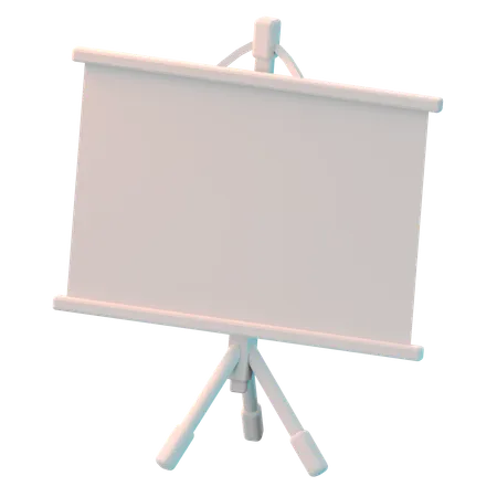 Presentation Board  3D Icon