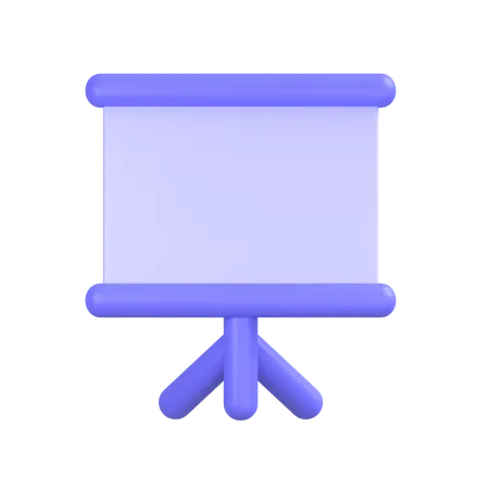 Presentation Board  3D Icon