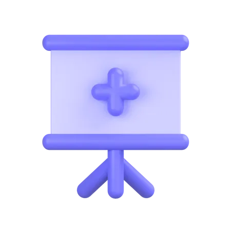 Presentation Board  3D Icon