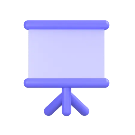 프리젠테이션 보드  3D Icon