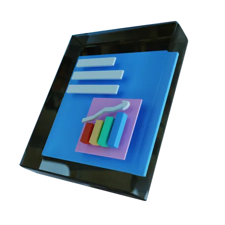 Presentation Chart  3D Icon