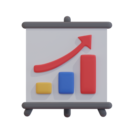Croissance de la présentation  3D Icon