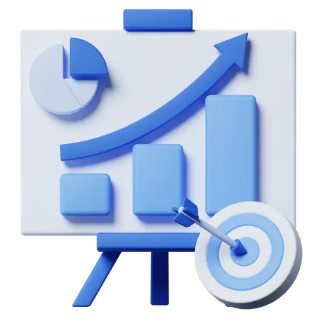 Presentation Data  3D Icon