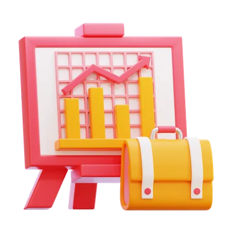 Presentation Data  3D Icon