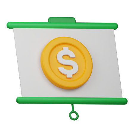 Présentation financière  3D Icon