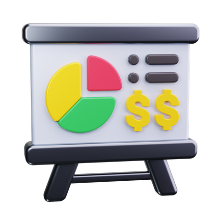 Présentation financière  3D Icon