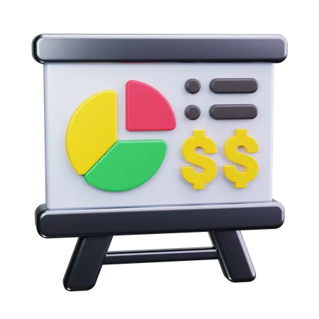 Présentation financière  3D Icon