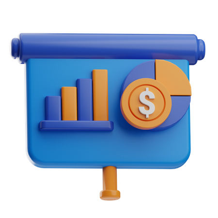 Présentation financière  3D Icon