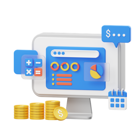 Présentation financière  3D Icon