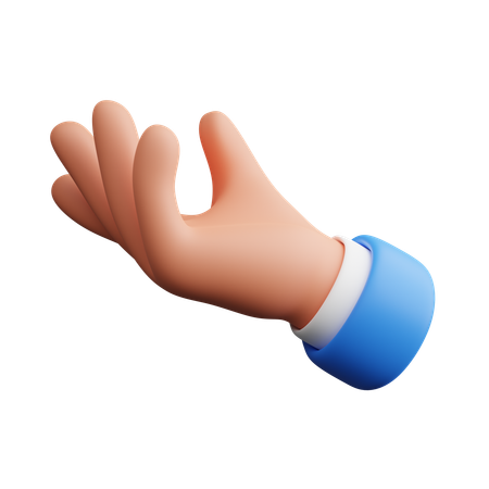 Presentation Hand Gesture  3D Icon