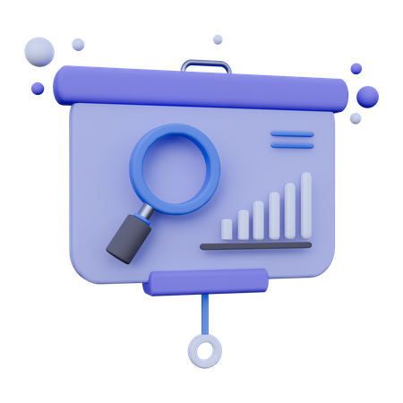 Presentation Monitor  3D Icon