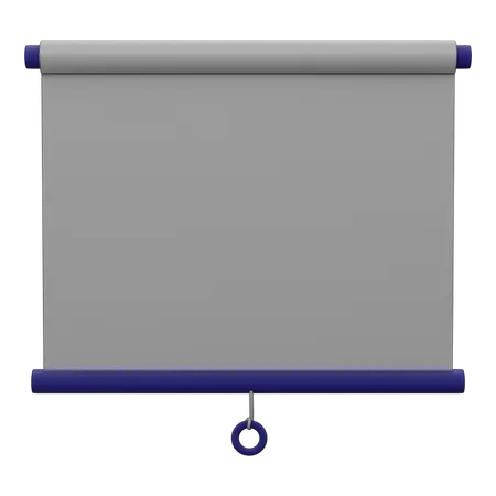 Presentation Screen  3D Icon