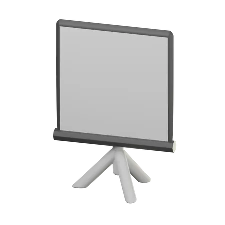 Presentation Screen 3D Icon