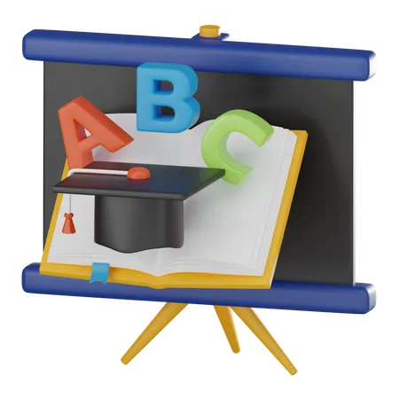 Presentation Slides Ideal For Educators Students And Professionals Seeking Innovative Visual Aids For Teaching And Learning 3 D Render Illustration 3D Icon