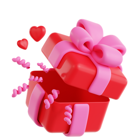 Presente aberto  3D Icon