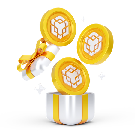 Presente binance  3D Icon