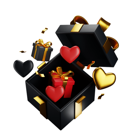 Presente de amor  3D Icon