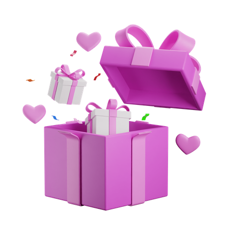 Presente de amor  3D Icon