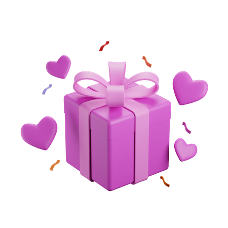 Presente de amor  3D Icon