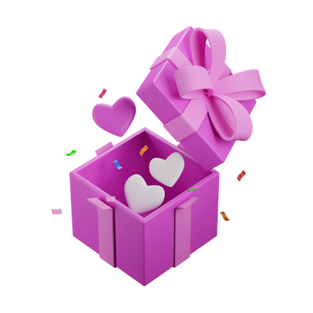 Presente de amor  3D Icon