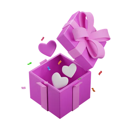 Presente de amor  3D Icon