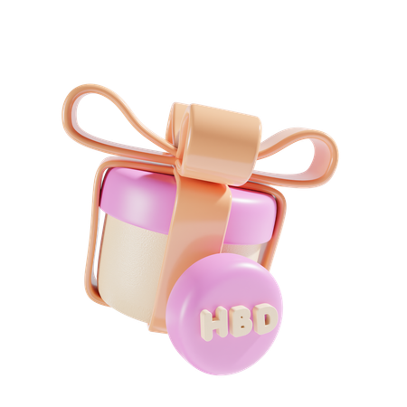 Presente de aniversário  3D Icon