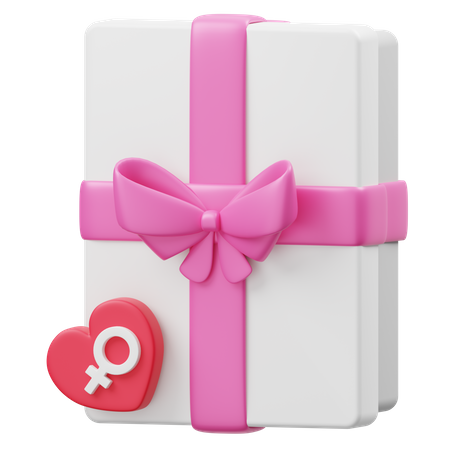 Presente de dia da mulher  3D Icon