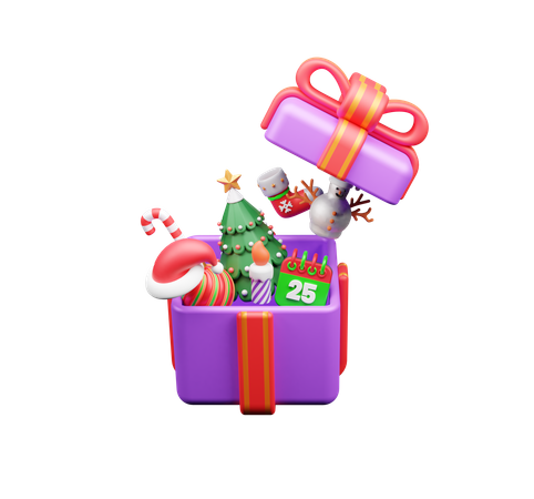 Presente de Natal  3D Icon