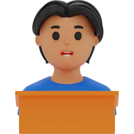 Presenter  3D Icon