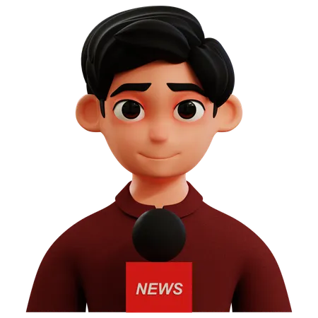 Presenter Avatar  3D Icon