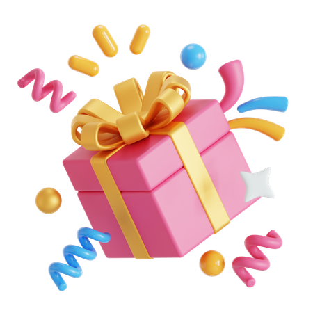 Presentes de aniversário  3D Icon