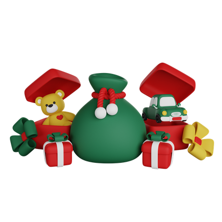 Presentes de Natal  3D Icon