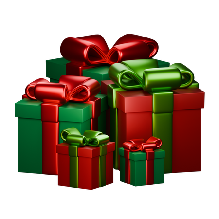 Presentes de Natal  3D Icon