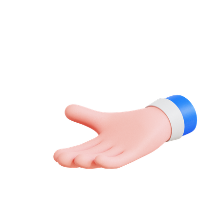 Presenting Hand  3D Icon