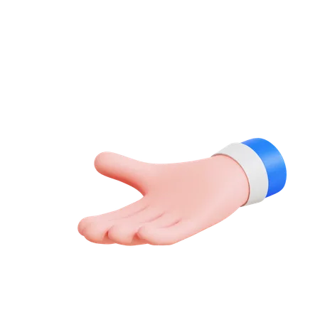 Presenting Hand  3D Icon