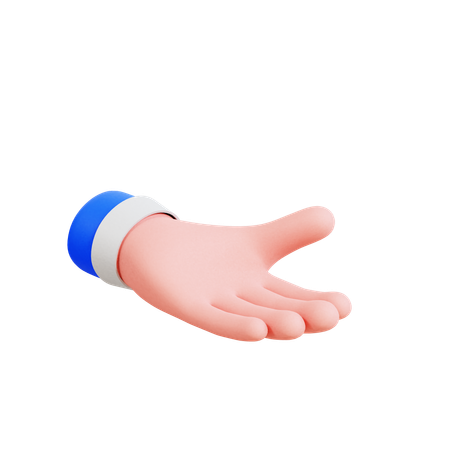 Presenting Hand  3D Icon