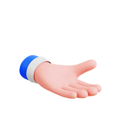 Presenting Hand  3D Icon