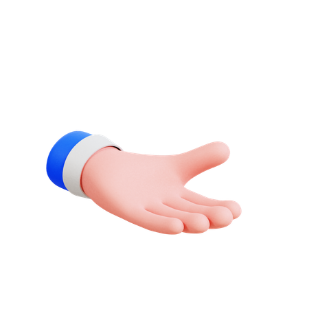 Presenting Hand  3D Icon
