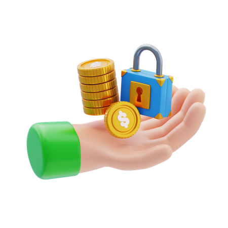 Preservação da riqueza  3D Icon