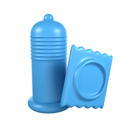 Preservativo  3D Icon