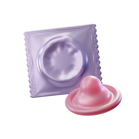 Preservativos  3D Illustration
