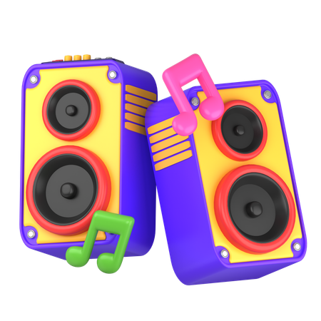 Orateur de fête  3D Icon