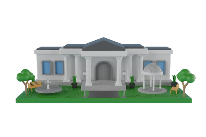 President Office  3D Illustration