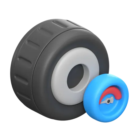 Presión de aire de los neumáticos  3D Icon